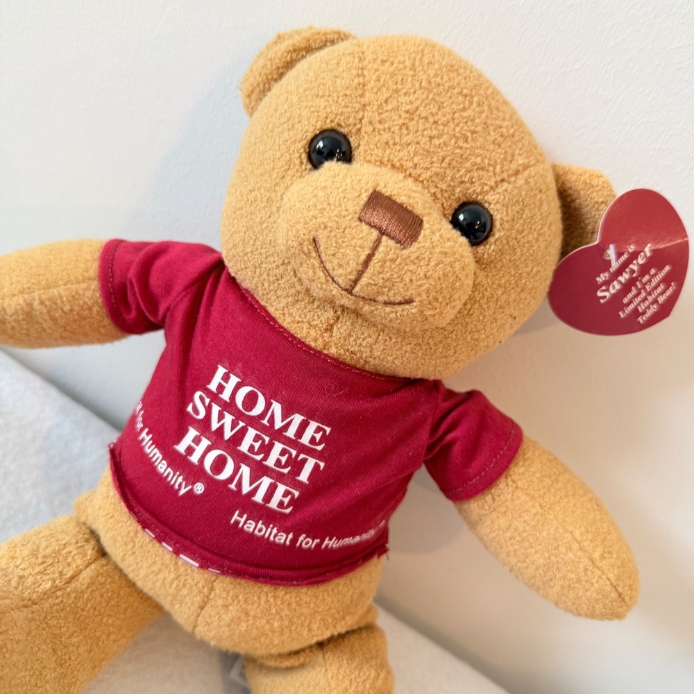 Habitat for Humanity Sawyer Limited Edition Teddy‎ Bear Plush Toy